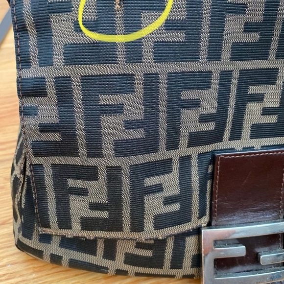 Vintage Fendi Zucca Mamma Baguette Rare Find!! - Picture 10 of 12